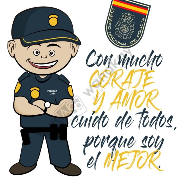 MOCHILA CUERDAS Policía Loading - SIMPLYHERO