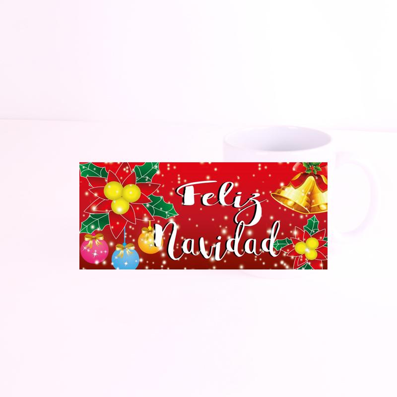 Taza navideña · Feliz Navidad