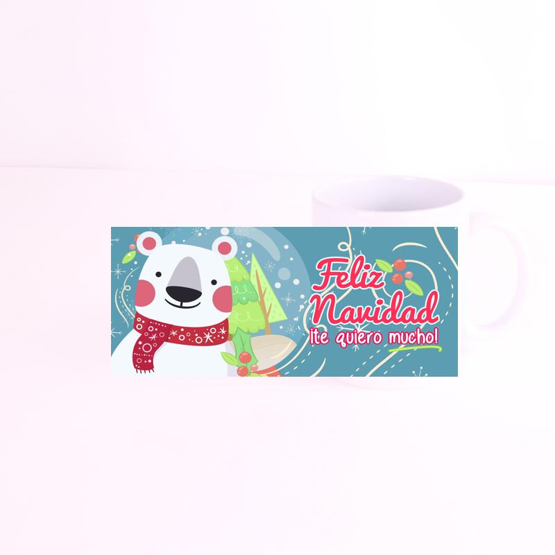 navidad oso Blanca