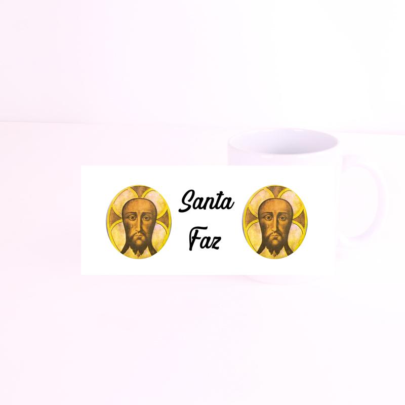 santa faz fondo blanco Blanca