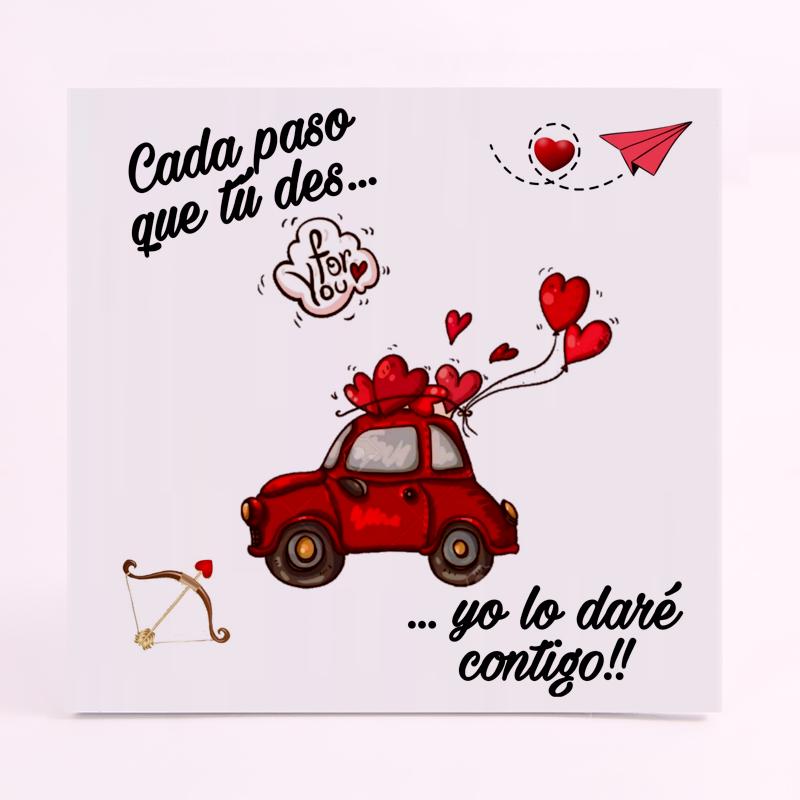 FOAM CUADRADO amor cada paso que tu des