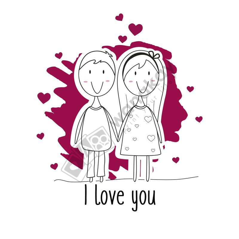 FOAM CUADRADO amor i love you Marca de agua