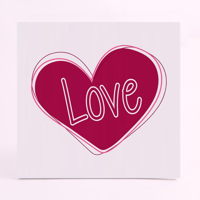 FOAM CUADRADO amor love