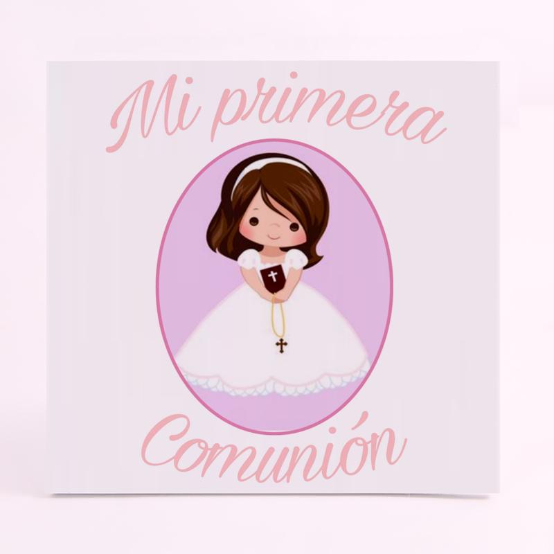 FOAM CUADRADO comunion niña