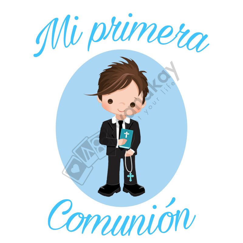 FOAM CUADRADO comunion niño Marca de agua