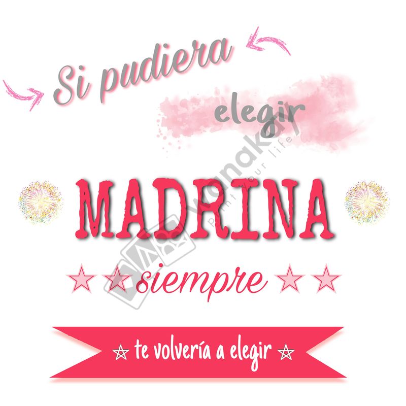 FOAM CUADRADO familia madrina Marca de agua
