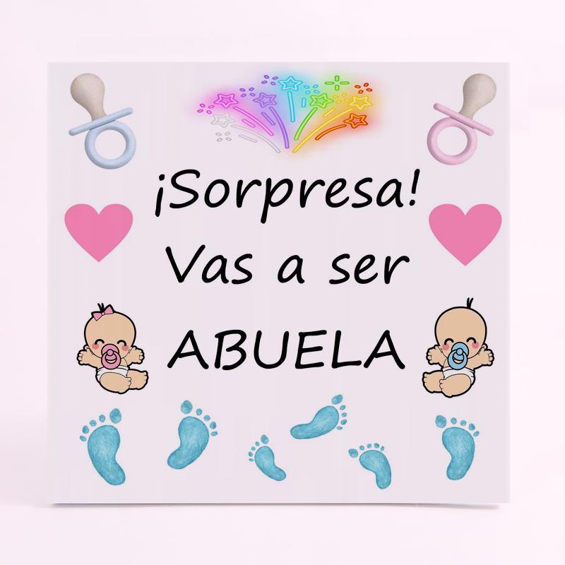 FOAM CUADRADO familia sorpresa abuela