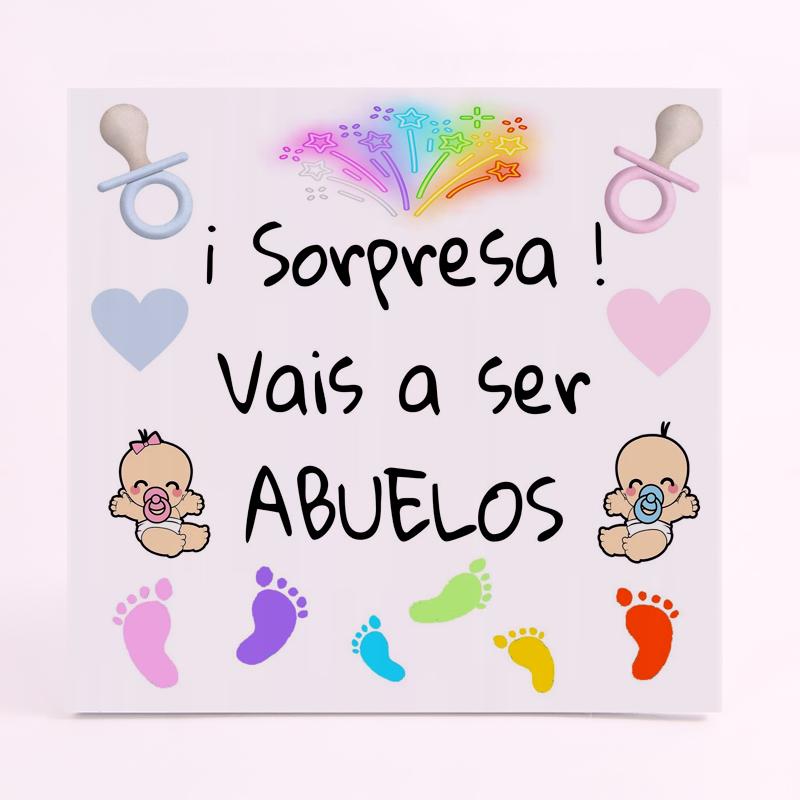 FOAM CUADRADO familia sorpresa abuelos