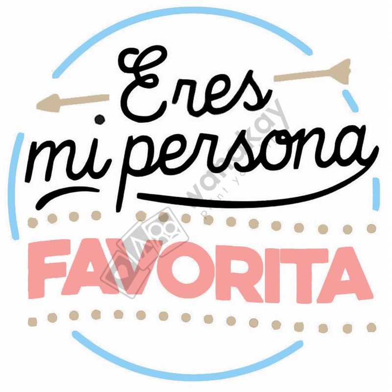 FOAM CUADRADO frase persona favorita Marca de agua
