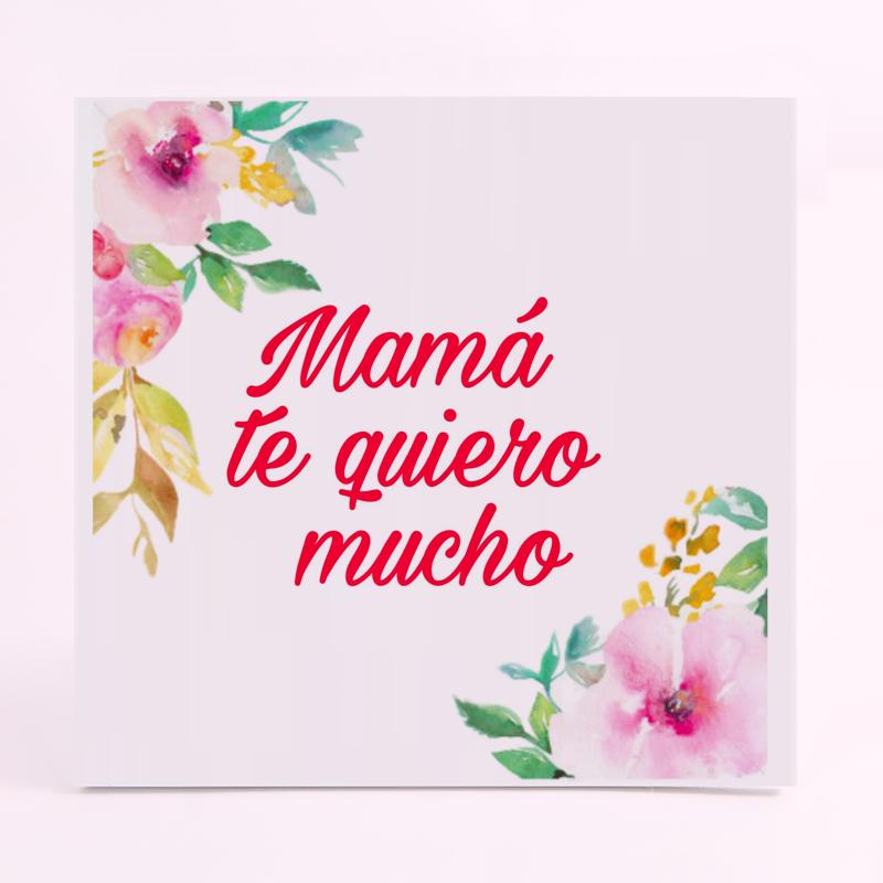FOAM CUADRADO mama te quiero mucho