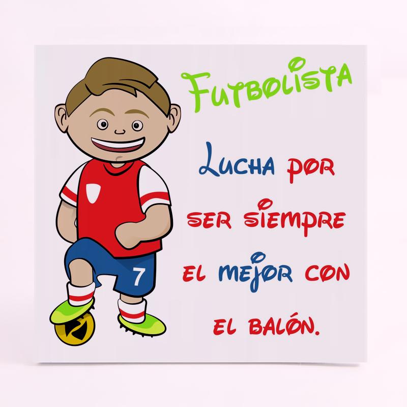 FOAM CUADRADO profesion Futbolista