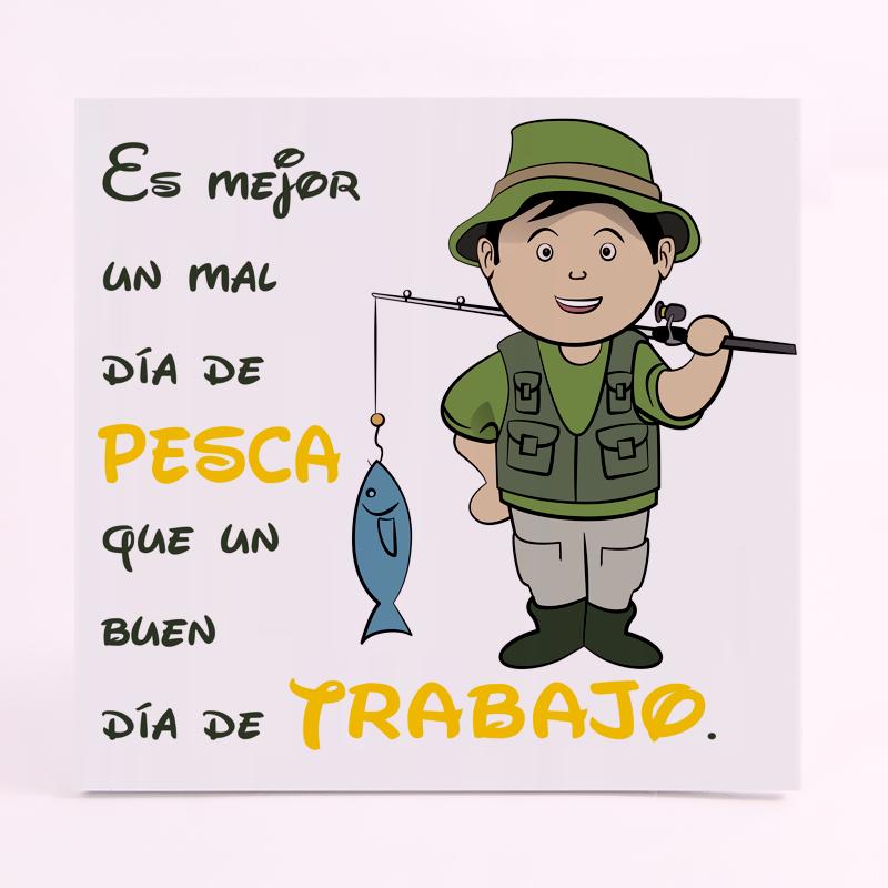 FOAM CUADRADO profesion PESCADOR