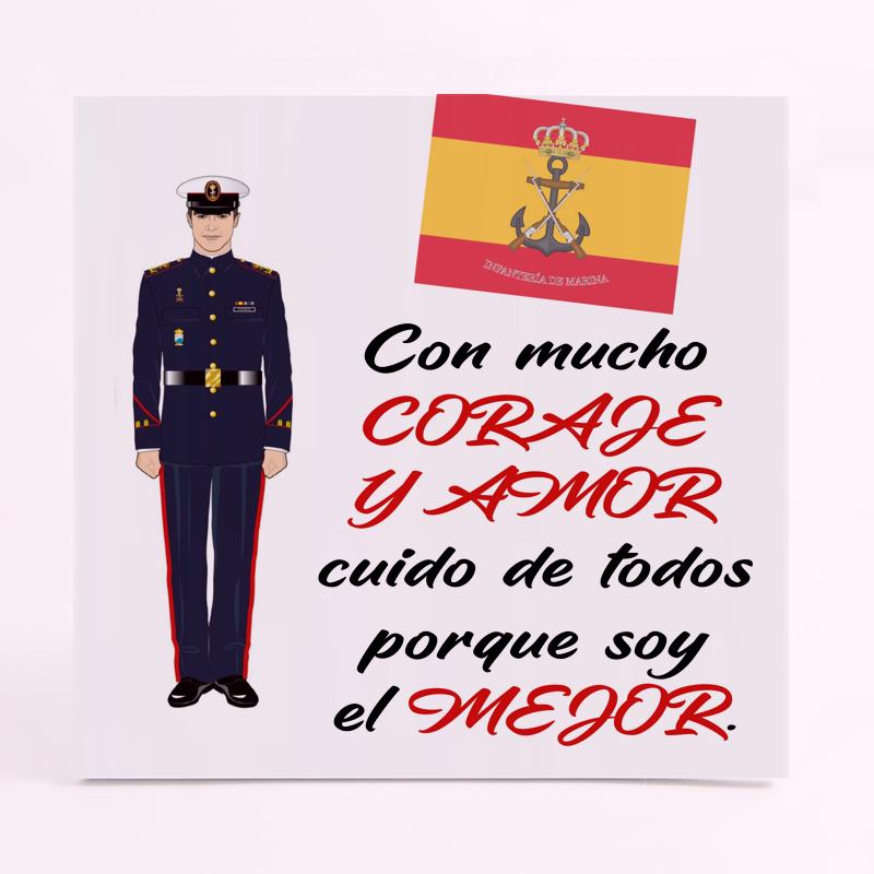 FOAM CUADRADO profesion SOLDADO DE LA MARINA