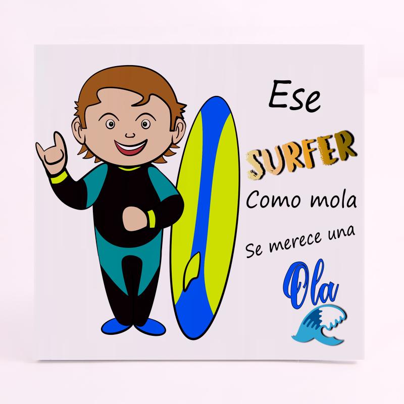 FOAM CUADRADO profesion SURFERO