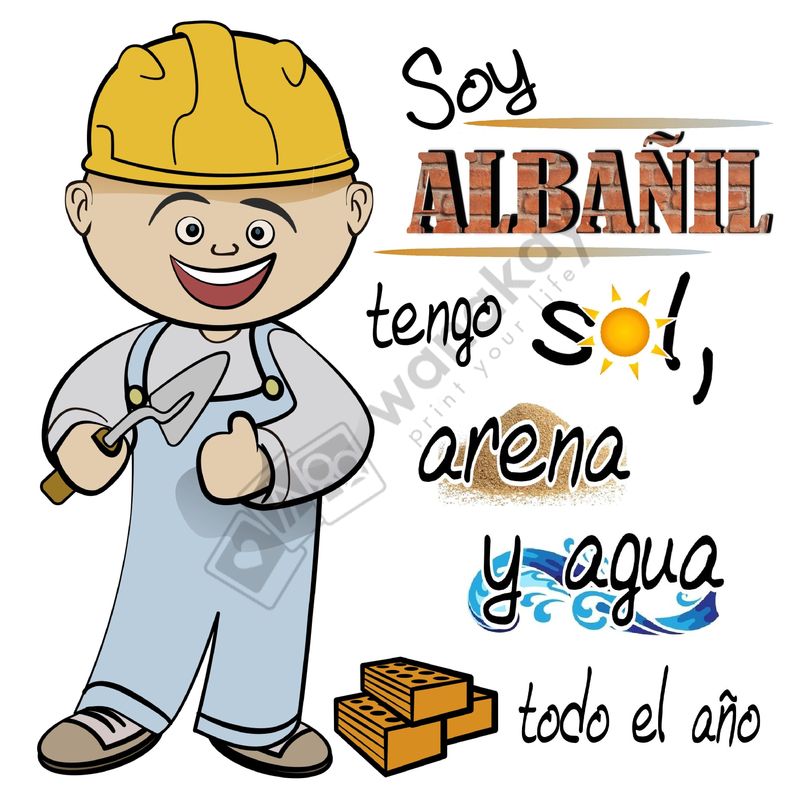 FOAM CUADRADO profesion albañil Marca de agua