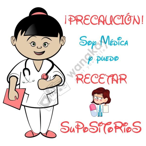 Foam Cuadrado Profesiones Doctora Receta - Wanakay