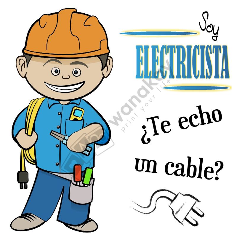 FOAM CUADRADO profesion electricista Marca de agua