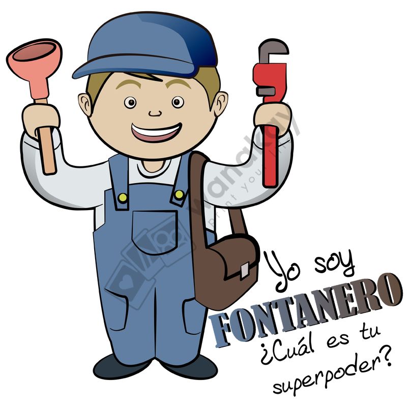 FOAM CUADRADO profesion fontanero Marca de agua