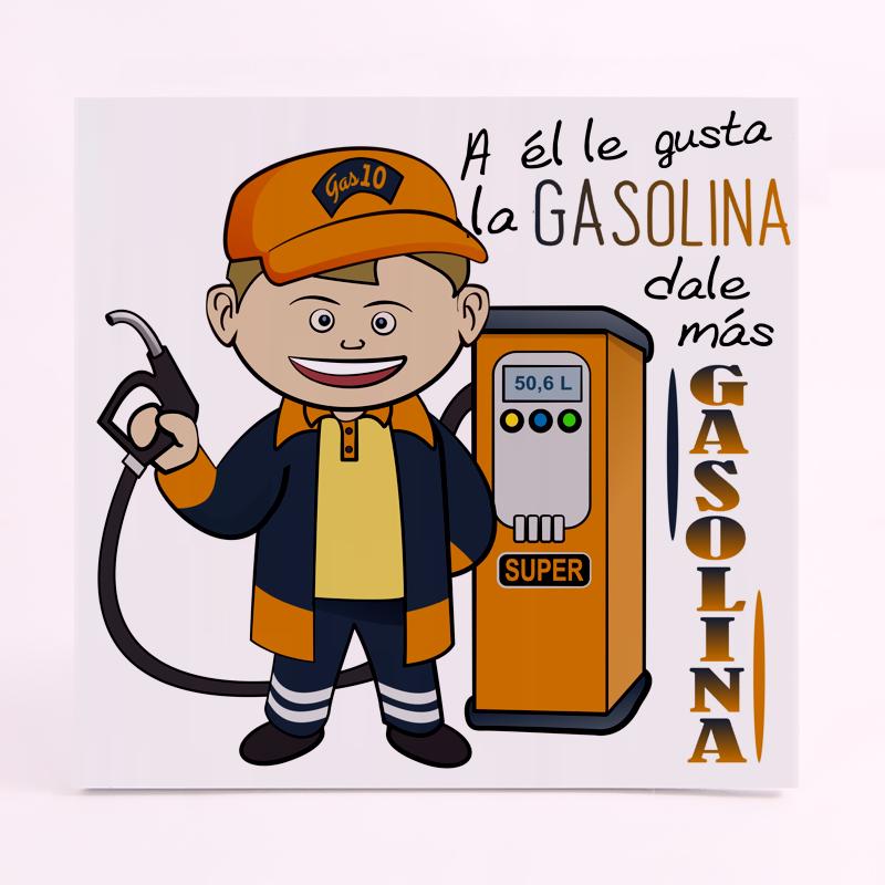 FOAM CUADRADO profesion gasolinero