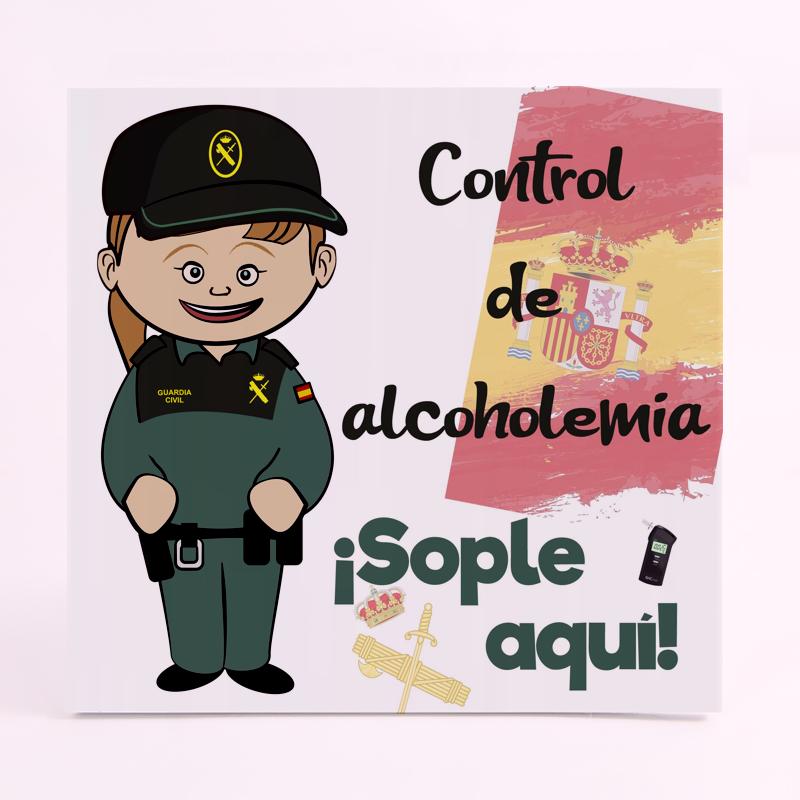 FOAM CUADRADO profesion guardia civil chica