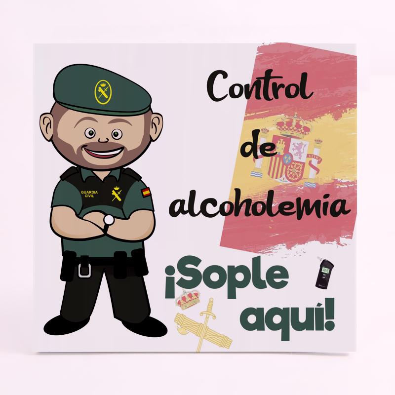FOAM CUADRADO profesion guardia civil chico