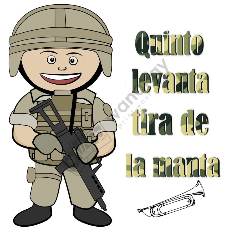 FOAM CUADRADO profesion militar Marca de agua