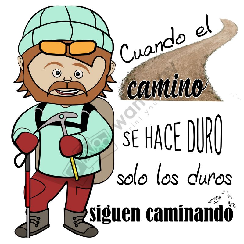 FOAM CUADRADO profesion montañero Marca de agua