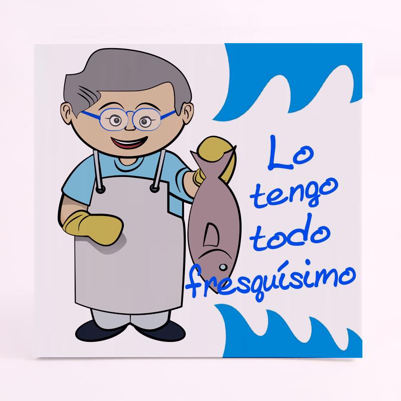 FOAM CUADRADO profesion pescadera