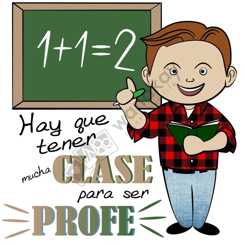 FOAM CUADRADO profesion profesor Marca de agua