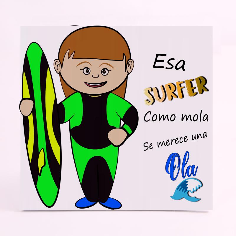 FOAM CUADRADO profesion surfera