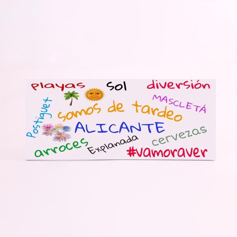 FOAM RECTANGULAR alicante colores