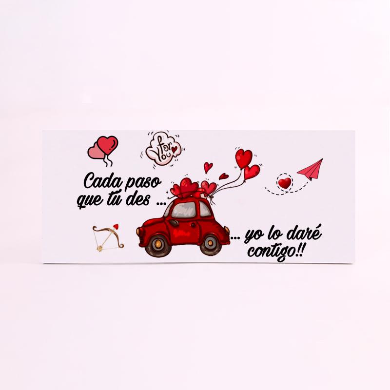 FOAM RECTANGULAR amor cada paso yo contigo