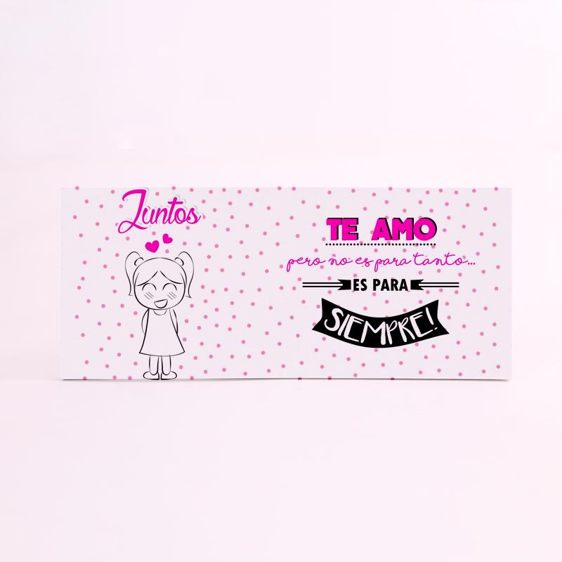 FOAM RECTANGULAR amor juntos chica