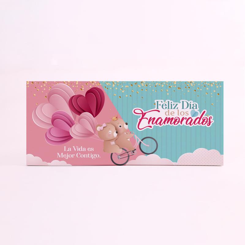 FOAM RECTANGULAR amor san valentin la vida es mejor contigo
