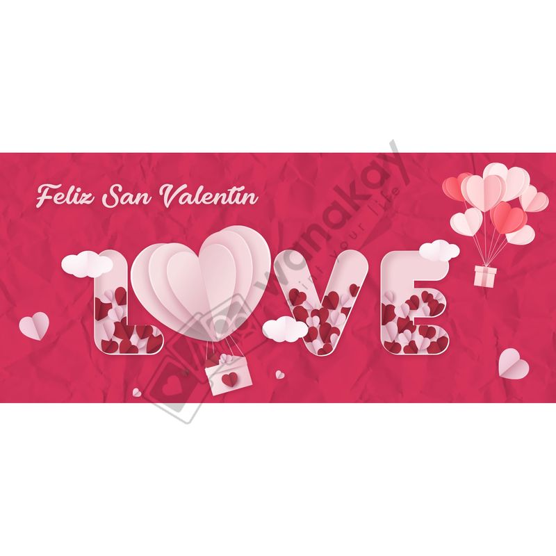 FOAM RECTANGULAR amor san valentin love Marca de agua