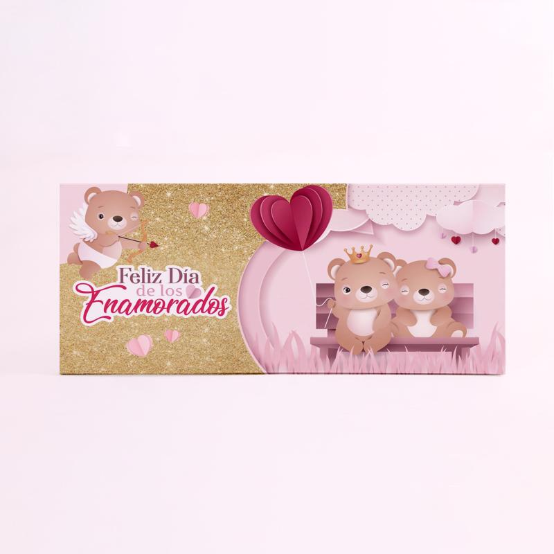 FOAM RECTANGULAR amor san valentin osos