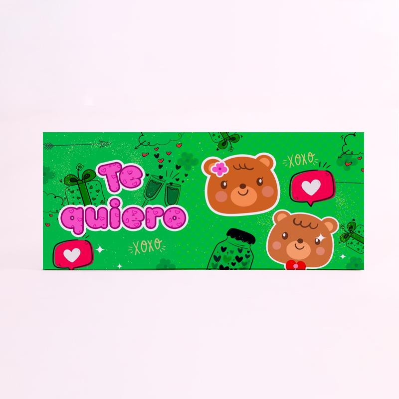 FOAM RECTANGULAR amor te quiero osos