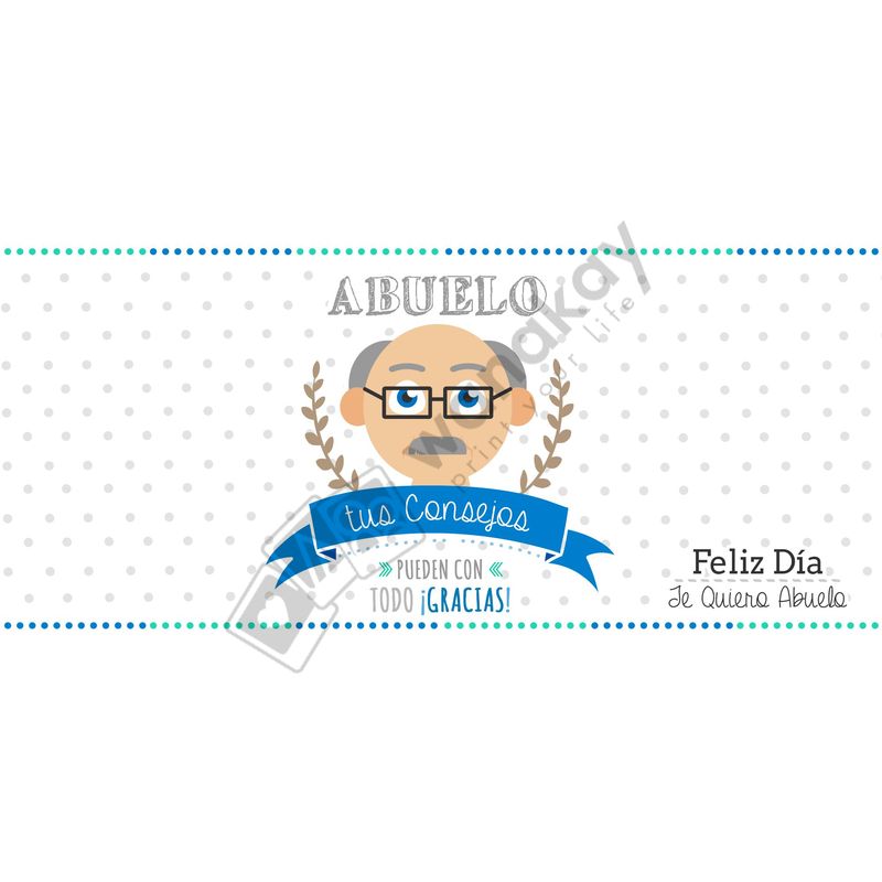 FOAM RECTANGULAR familia abuelo consejos Marca de agua
