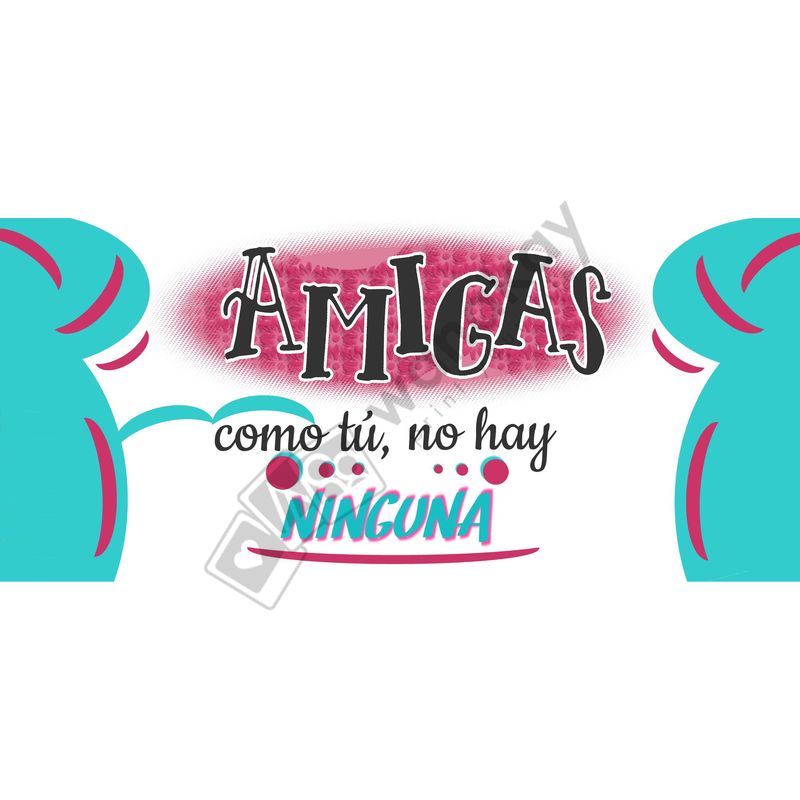 FOAM RECTANGULAR familia amigas Marca de agua