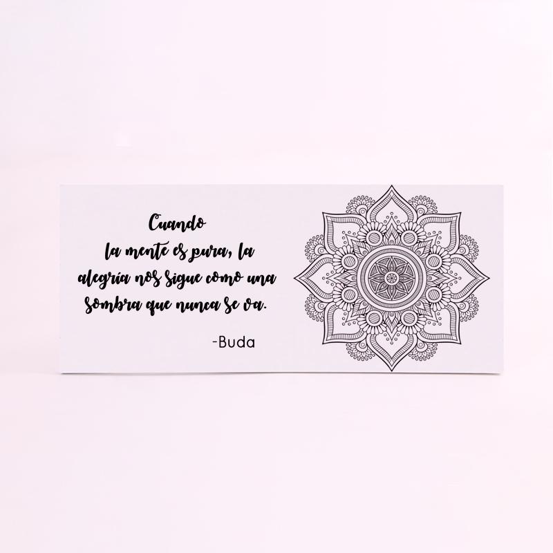 FOAM RECTANGULAR frase buda