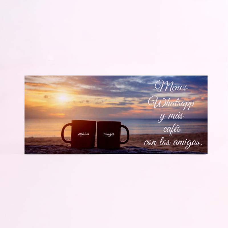 FOAM RECTANGULAR frase menos whatsapp
