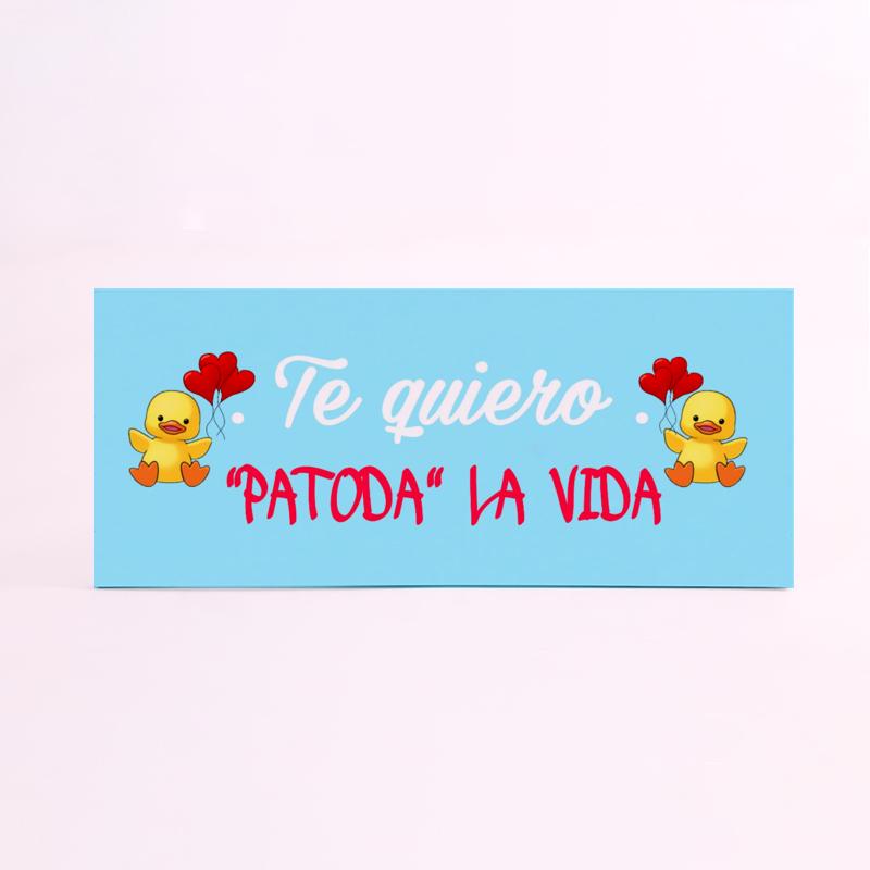 FOAM RECTANGULAR frase patolavida