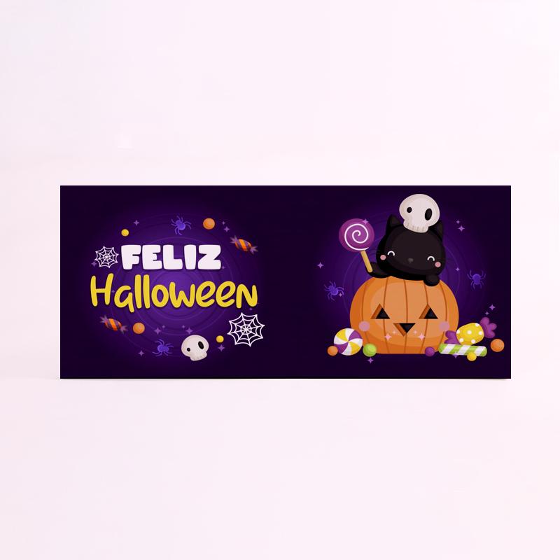 FOAM RECTANGULAR halloween calabaza