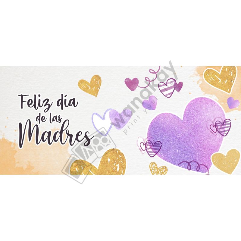 FOAM RECTANGULAR mama feliz dia de las madres Marca de agua