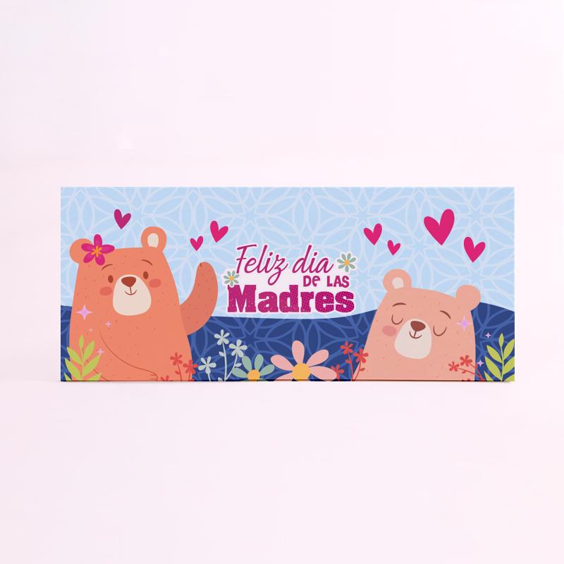 FOAM RECTANGULAR mama feliz dia mama osos (2)