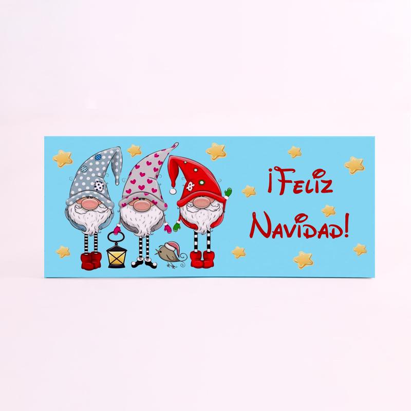 FOAM RECTANGULAR navidad 3 monigotes