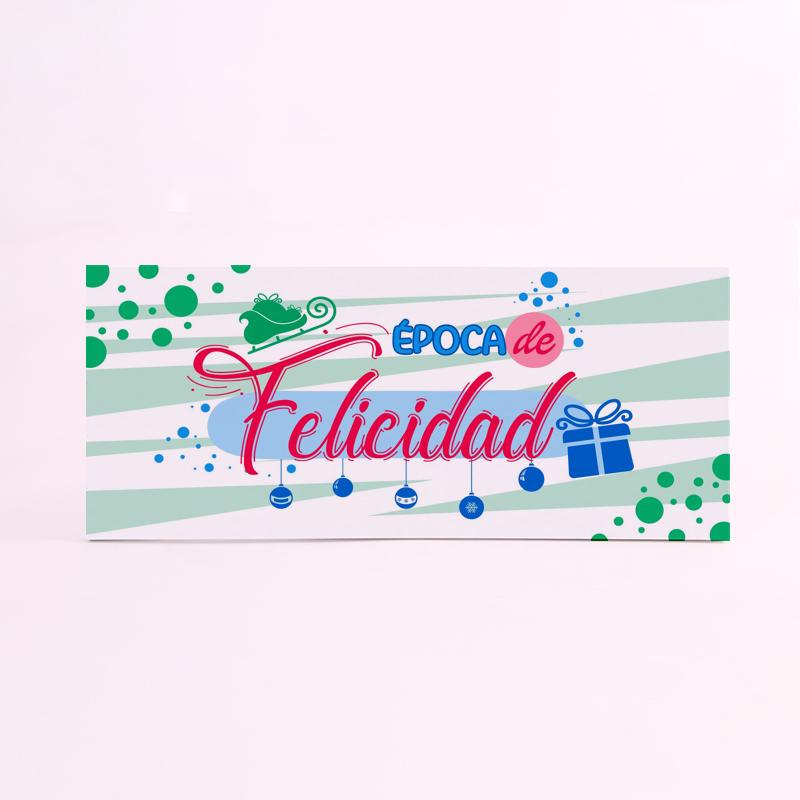 FOAM RECTANGULAR navidad epoca de felicidad