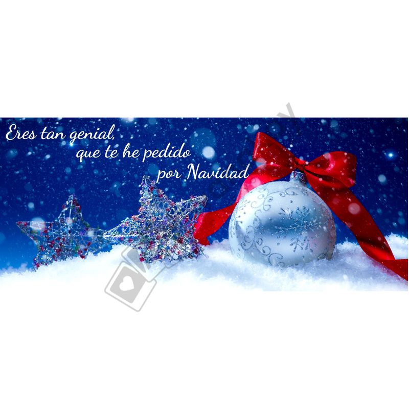 FOAM RECTANGULAR navidad eres tan especial que te he pedido por navidad Marca de agua