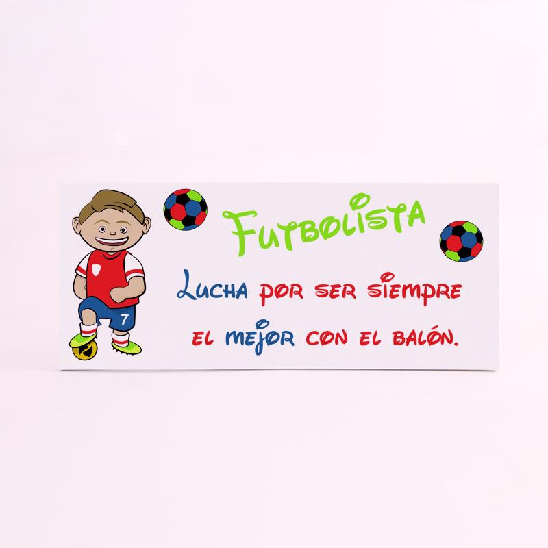 FOAM RECTANGULAR profesion Futbolista