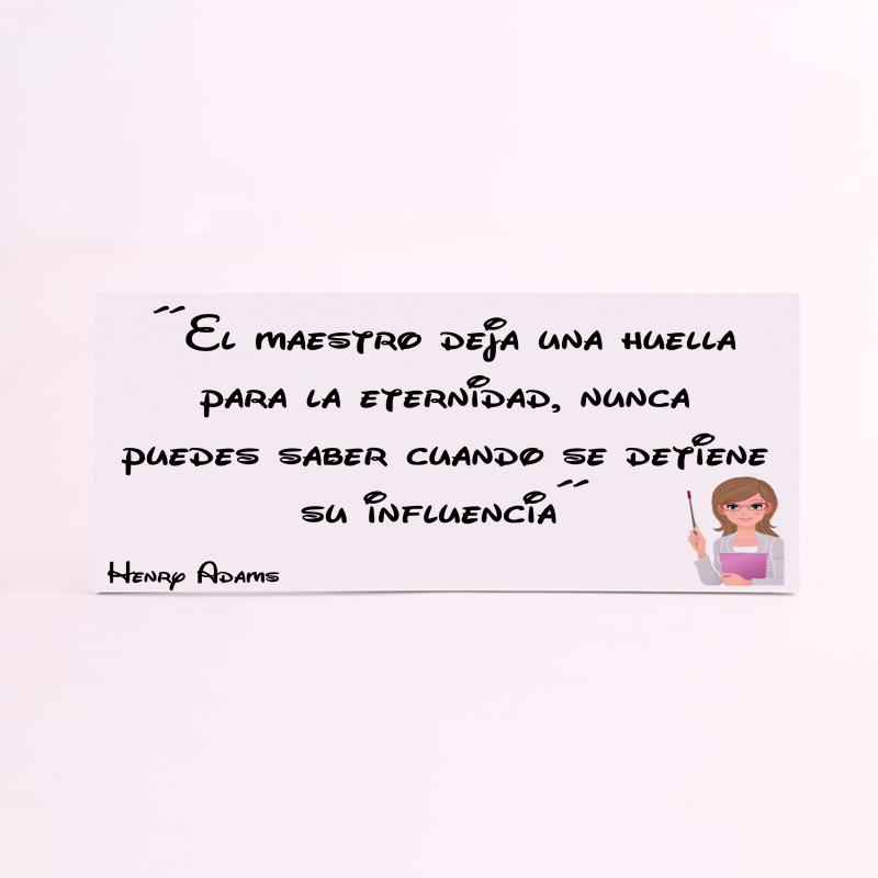 FOAM RECTANGULAR profesora frase